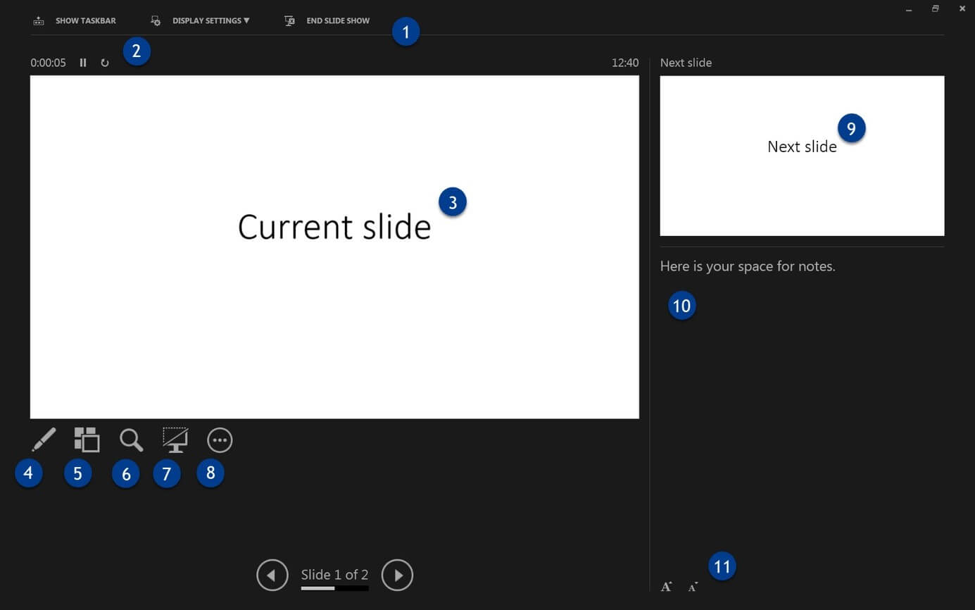 powerpoint opens in presentation mode