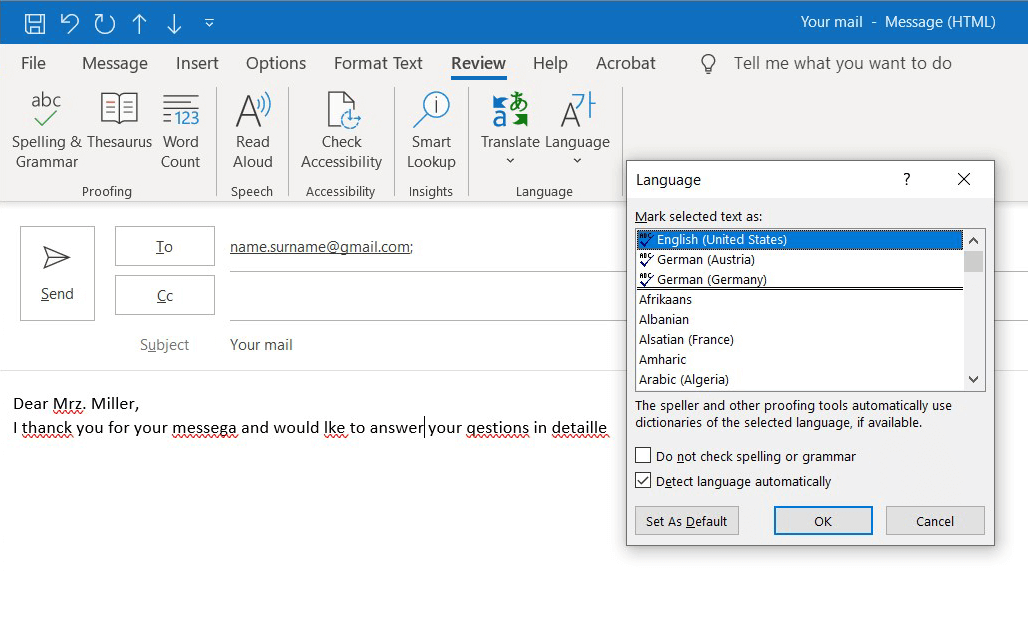 Spell Check Not Working In Outlook Here s How To Fix It IONOS