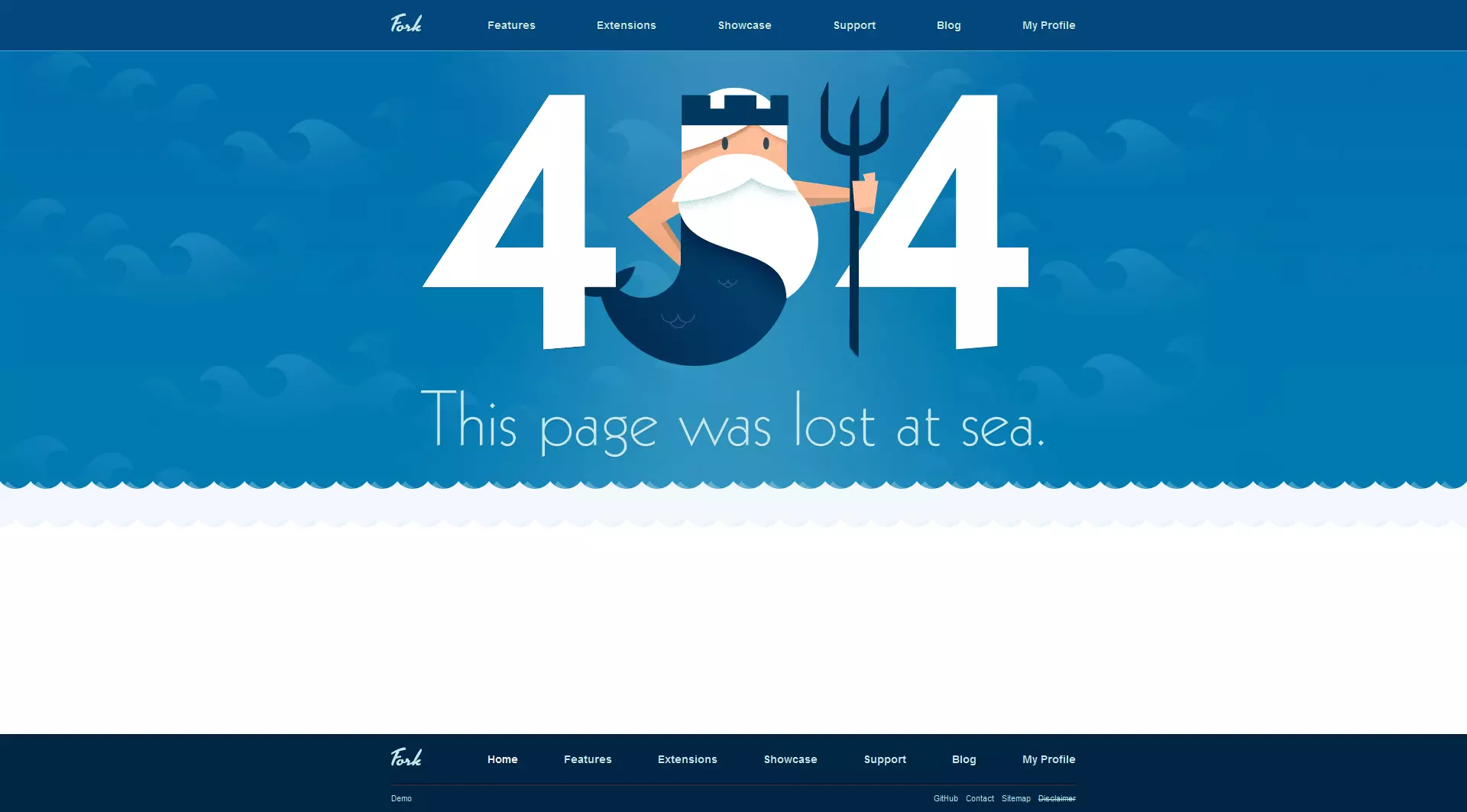 404 page for Fork