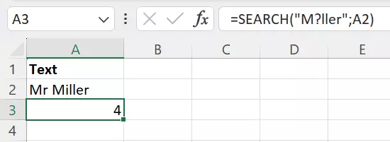 Excel SEARCH for special characters or different spellings