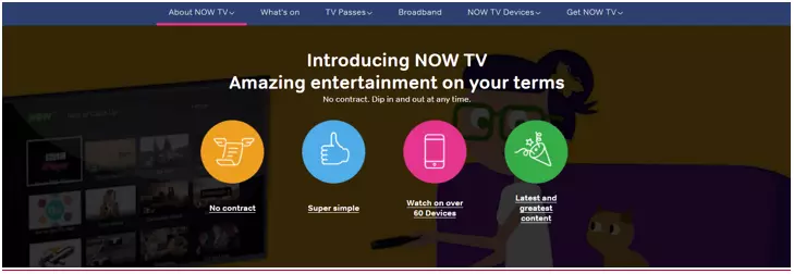 Now TV Homepage