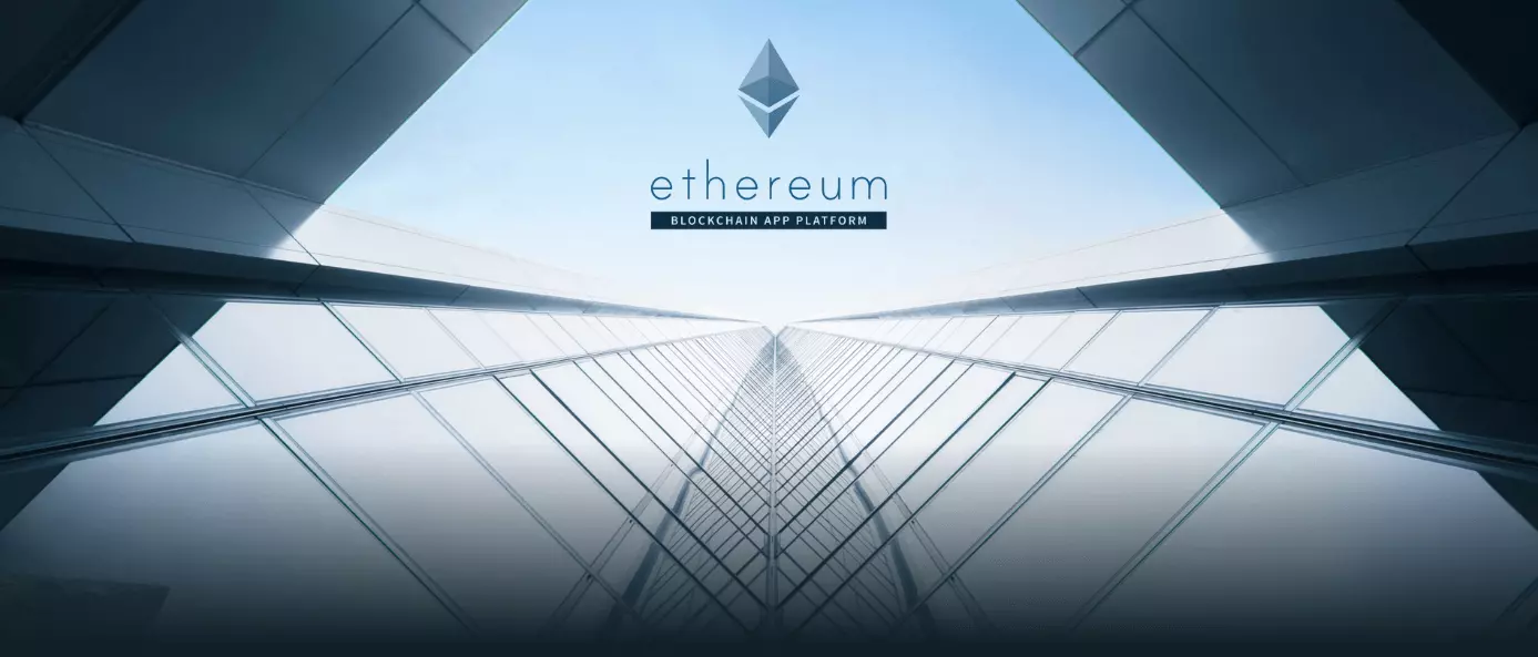 Screenshot of the Ethereum homepage