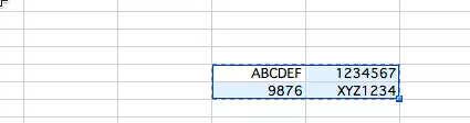 Excel: Pasting the cut range of cells