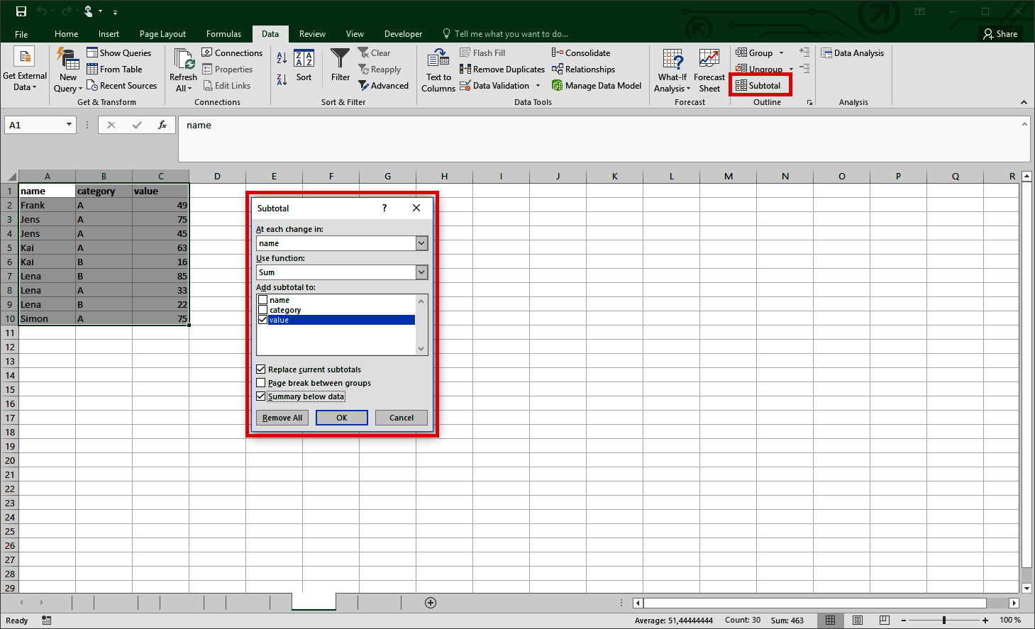 Excel’s SUBTOTAL function explained - IONOS UK