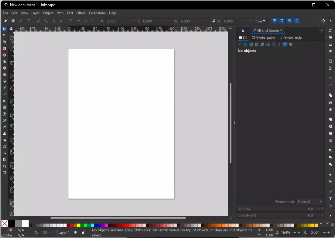 Inkscape user interface