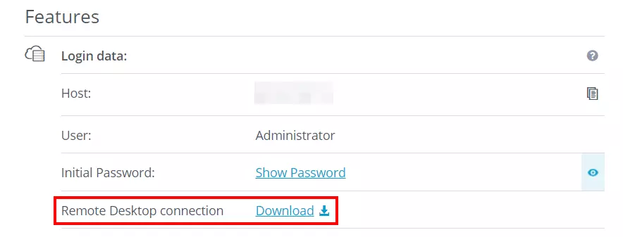 Download the setup file for the ‘Remote Desktop connection’