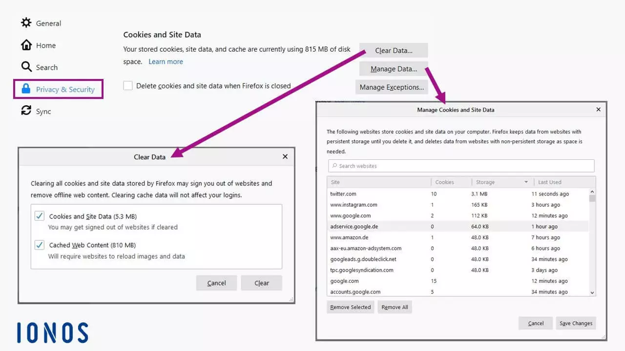 Session ID: Managing data in the browser