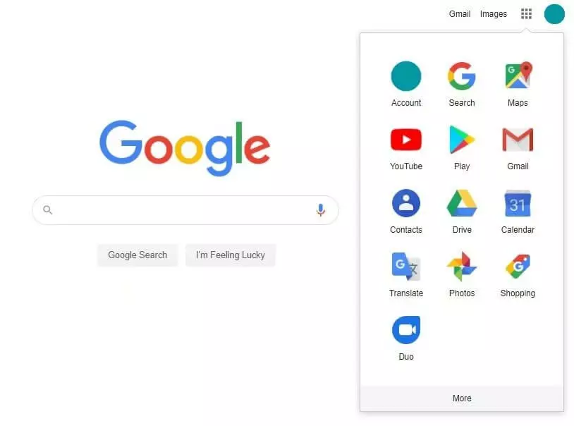 Overview of Google features