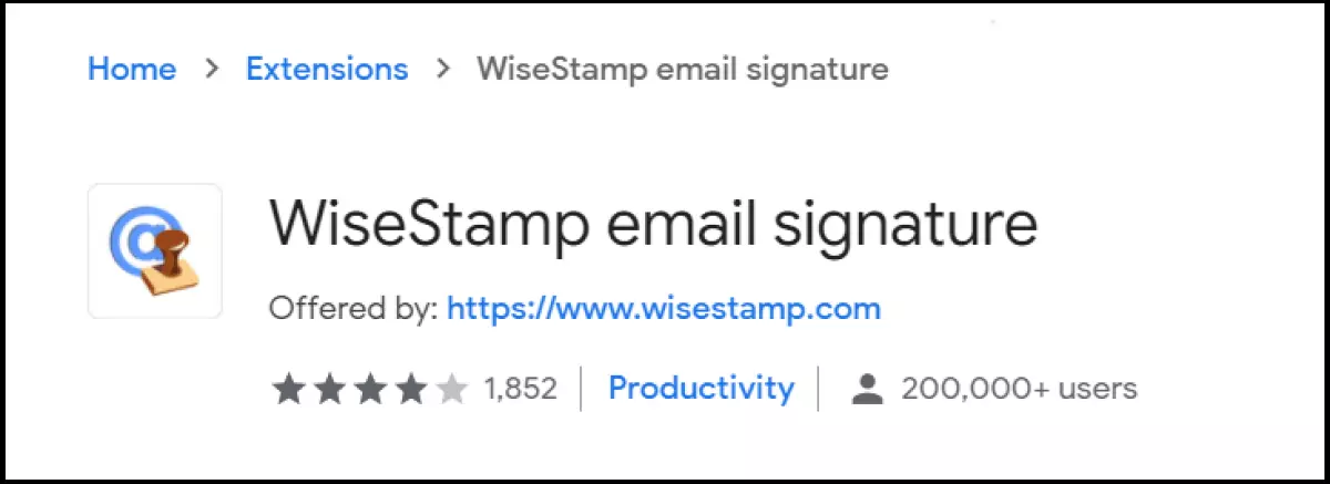 WiseStamp creates individualised, personalised email signatures with photo, texts, and other personal details