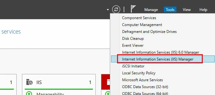  Internet Information Services (IIS) Manager