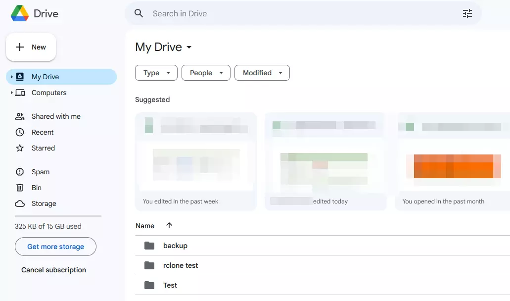 Google Drive: My Drive