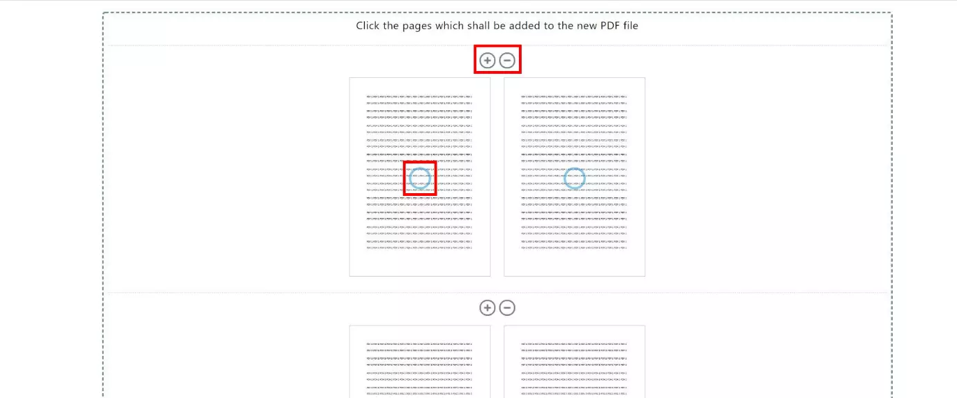 Advanced mode: PDF24 Tools service “Merge PDF”