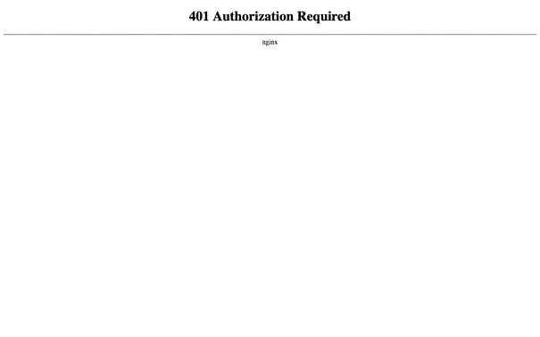 WP admin login page returns a ‘401 Authorization Required’ error