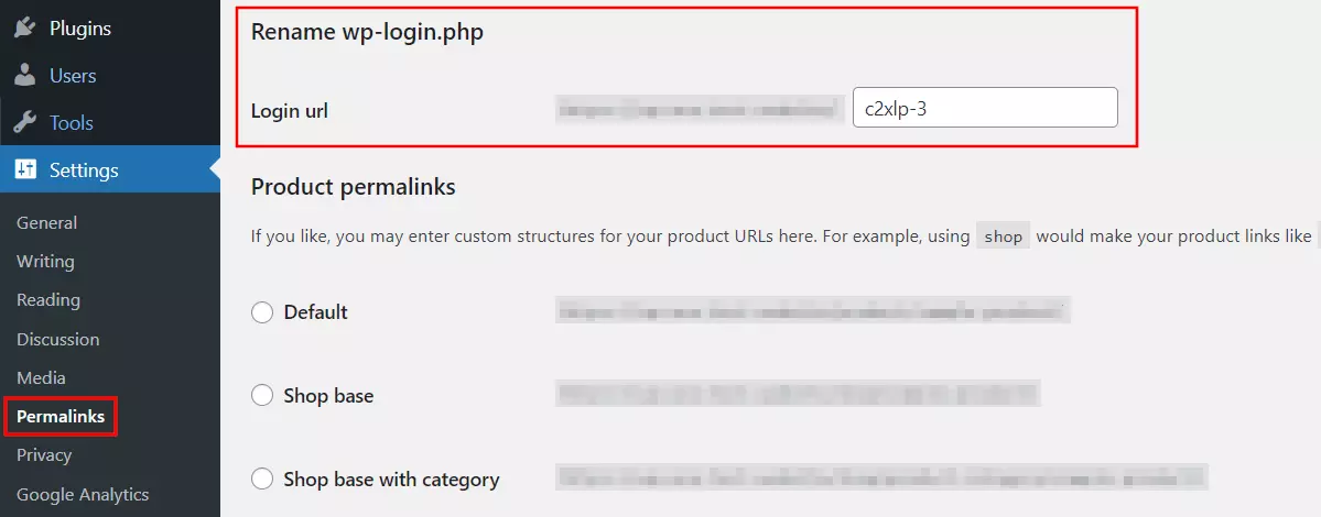 Customise WP login URL with Rename wp-login.php