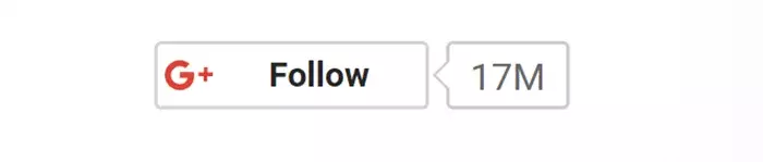 The Google+ Follow button