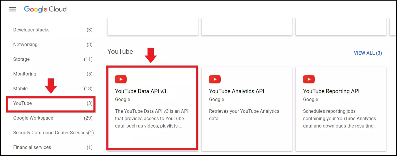 Overview of YouTube APIs in Google Cloud