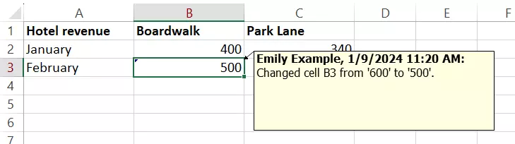 Excel: Highlight changes