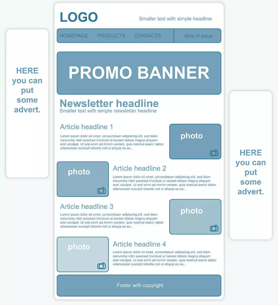 How to create a newsletter template 